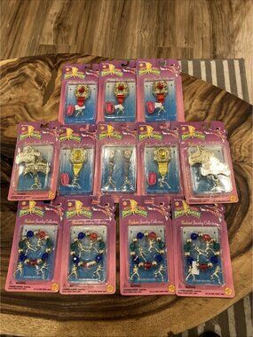 Power Ranger Radiant Jewelry Collection 1995 Lot - 12 Packages
